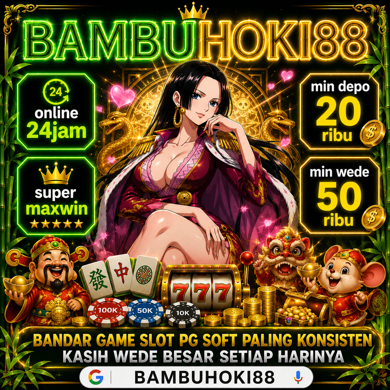 Galeri foto BAMBUHOKI88 | Bonus Besar ! Ciptakan Peluang Kemenangan Besar Serta Bonus New Member 100% Spesial 2026 di Jakarta